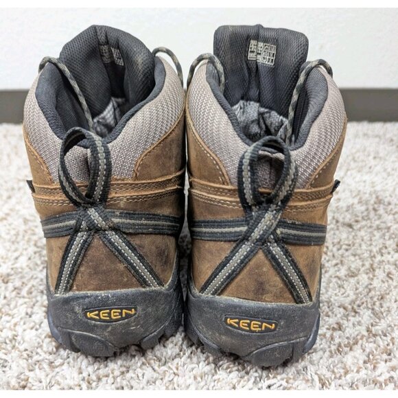 Keen Mens Targhee II Boots Mens 15 Brown Leather Mid Waterproof Hiking Trail main image 5